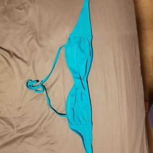 Bright Blue Bikini Top